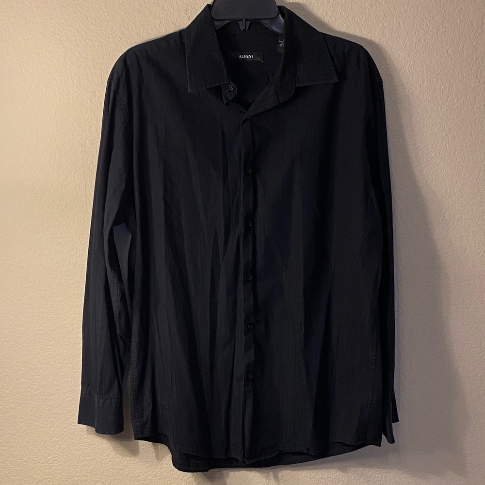 Alfani Men's Dark Dress Shirt